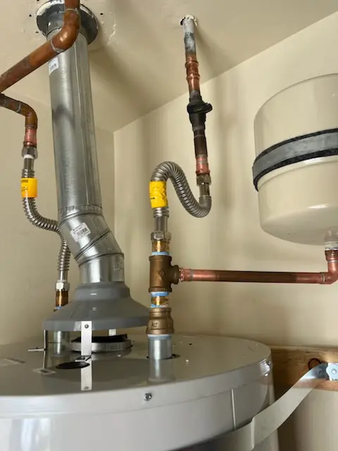Water heater installation and plumbing repair in Bristol Manor